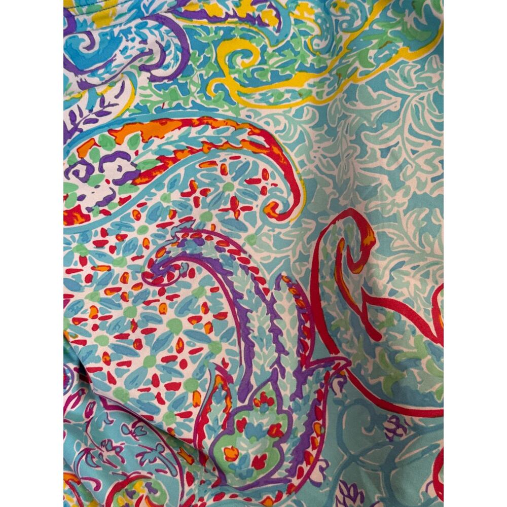 Lauren Ralph Lauren Floral One Piece Swimsuit Print Carnivale Paisley Size 12 - Picture 4 of 9